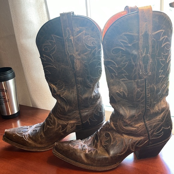 Dan Post size 8.5 leather boots! - Picture 5 of 11